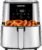 Chefman TurboFry® Touch Air Fryer, XL 8-Qt Family Size, One-Touch Digital Control Presets, French Fries, Chicken, Meat, Fish, Nonstick Dishwasher-Safe Parts, Automatic Shutoff, Stainless Steel