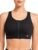 Yvette Front Closure Sports Bras for Women High Support Large Bust Supportive Sports Bra High Impact for Running