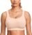 SYROKAN Bounce Control Plus Size Sports Bras for Women High Support Double Back Hooks Full Coverage Padded Wireless Bra