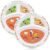 2 Pieces Portion Control Plates Macro Diet Bariatric Divided Control Container Portion Nutrition Plate for Weight Loss Balanced Eating Food Meal Dinner Adults, 8.3 Inch