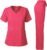 Dagacci Medical Uniform Natural Stretch Premium Women’s Scrubs Set Stretch Ultra Soft Top and Pants
