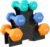 Colored Neoprene Dumbbell Set with Rack, Multiple Weight Options, 20LBS, 32LBS, 50LBS, 56LBS Sets