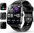 Smart Watch, 1.85″ Smartwatch for Men Women (Answer/Make Call), Heart Rate, Sleep Monitor, Pedometer, 120+ Sport Modes Activity Tracker, IP68 Waterproof Fitness Watch for Android iOS (Black)