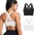 Sports Bras for Women, High Support Criss Cross Back Bras for Large Bust, High Impact Strappy Yoga Workout Bra