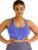 Under Control Sports Bras for Women Plus Size High Support Large Bust Racerback Padded White/Black Sport Bra Yoga Workout Bra