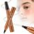 Magic Eyebrow Pencil, 2025 New 3D Waterproof Microblading Eyebrow Pen 4 Fork Tip Tattoo Pencil, Natural Makeup Fine Stroke Hair Like Eye Brow Pencils for Women (Light Brown)