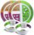 Portion Control Bariatric Plates and Bowls Set of 2 (4pcs Total) – Self-Measuring Plates and Bowls for Weight Loss, Gastric Bypass Surgery, LapBand, Diabetes and Healthier Diets, for Adults & Children