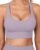 Grace Form Strappy Sports Bra for Women Padded Push Up Sports Bra Athletic Running Sports Bra Workout Bra Yoga Bra