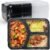 Meal Prep Container, 40-Pack 38oz – Reusable To Go Containers for Food Storage and Portion Control – Bento Boxes for Meal Planning – BPA Free Microwave Dishwasher Freezer Safe
