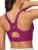 IUGA High Impact Sports Bras for Women High Support Racerback Sports Bra with Sewn-in Pads Adjustable Straps