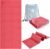 Foldable Yoga Mat for Travel, 68″x24″ Folding Travel Gym Mat for Women Yoga Studio, Packable and Portable Pilates Mat with Storage Bag Easy to Carry, Lightweight Travel Workout Mat, 2mm/4mm