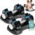 Lifepro Adjustable Dumbbells Set – 5in1-15lb 25lb 43lb weights Set & Single with Rack – Quick Adjust, Secure Grip – Compact Hand Weights for Men Women Home Gym