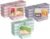 Bentgo Prep 60-Piece Meal Prep Kit – Reusable Food Containers 1-Compartment, 2-Compartment, & 3-Compartments for Healthy Eating – Microwave, Freezer, & Dishwasher Safe (Floral Pastels)