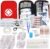 Car First Aid Kits 275Pcs Survival Gear Home Travel Size Small Emergency Kit Tactical Hiking EVA Camping Essentials Backpack Sports Office Boat Urgent Accident