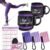 Ankle Resistance Bands With Cuffs for Working Out, Kickbacks, Hip, Leg and Glute Exercise – Training Poster Included – for Women