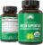 Organic Super Greens 150 Capsules – Green Juice Superfood Supplement with 25 All Natural Organic Ingredients. Max Energy and Detox Super Food Pills with Spirulina, Spinach, Kale, Turmeric, Probiotics