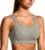 SYROKAN Bounce Control Plus Size Sports Bras for Women High Support Double Back Hooks Full Coverage Padded Wireless Bra