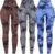 OVESPORT 3 Pack Tie Dye Seamless High Waisted Workout Leggings for Women Scrunch Butt Lifting Yoga Gym Athletic Pants