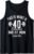 Funny Fitness 40s Birthday 40 Years Old Mom Gym Strong Fit Tank Top
