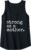 Womens Strong As A Mother Funny Mom Workout Mom Gym Strong Mom Tank Top
